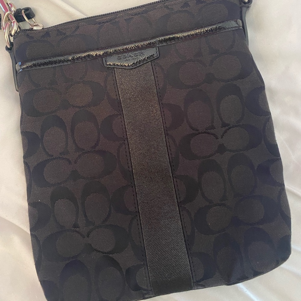 coach front flap crossbody bag